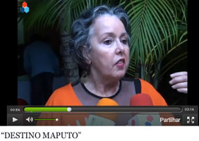 Margit Niederhuber im Interview mit TIM - Televisão Independente de Moçambique 